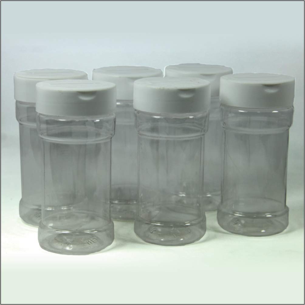 Puramio 170ml Spice Sprinkler Pet Bottle Set of 6 PURAMIO