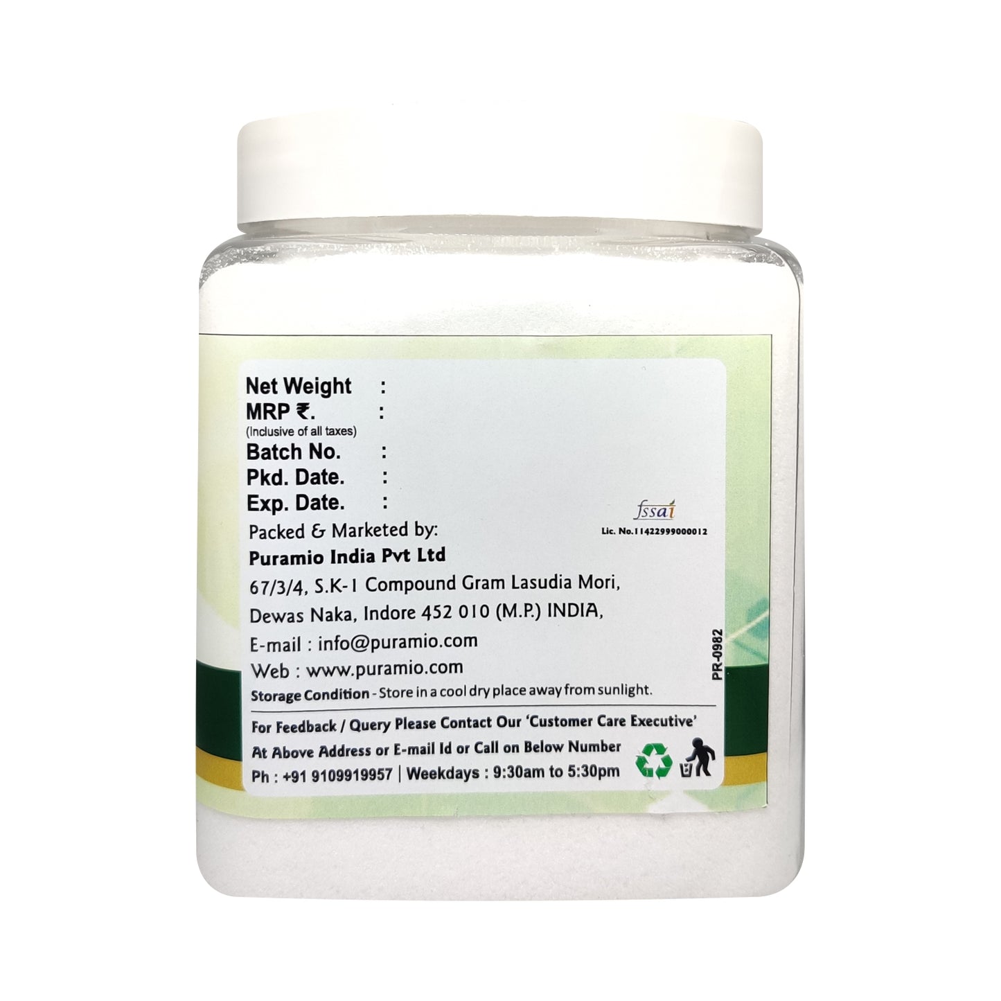 PURAMIO Potassium Chloride Powder,