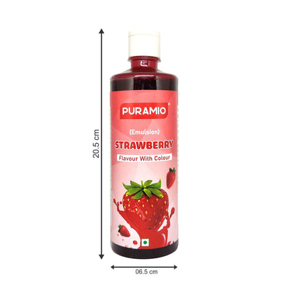 Puramio Strawberry- Flavour with Colour (Emulsion)