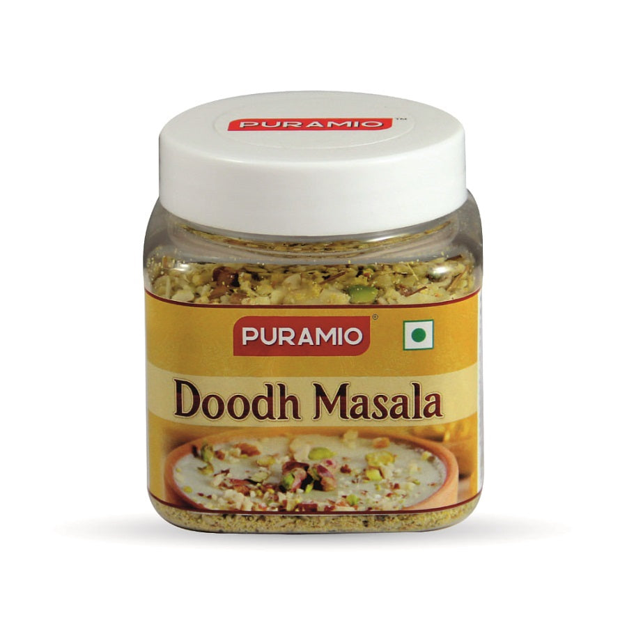 Puramio Milk / Doodh Masala- Premium Home Made (No Added Sugar), Real Dry Fruits and Saffron (Kesar)