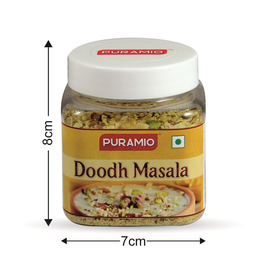 Puramio Milk / Doodh Masala- Premium Home Made (No Added Sugar), Real Dry Fruits and Saffron (Kesar)