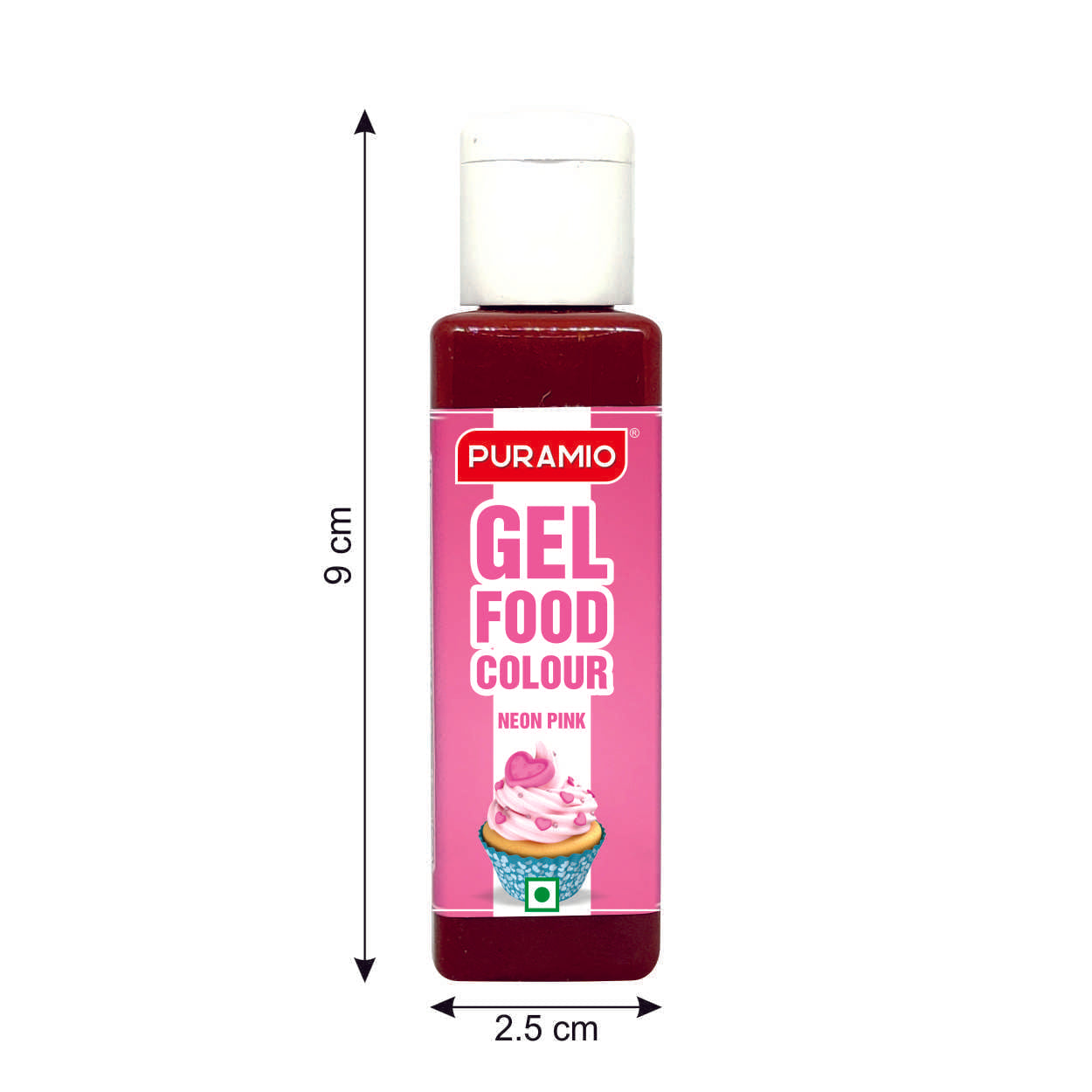 Puramio Gel Food Colour- Neon Pink,