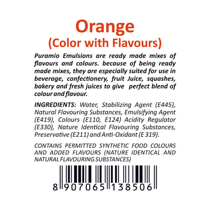 Puramio Orange - Flavour with Colour (Emulsion)