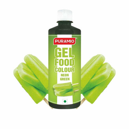 Puramio Gel Food Colour- Neon Green,