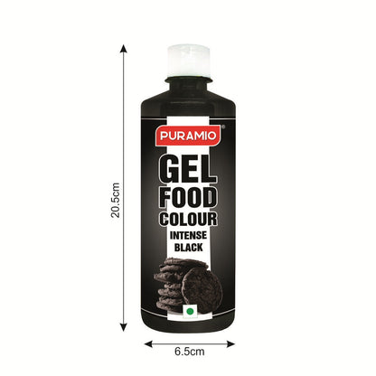 Puramio Gel Food Colour - Intense Black,