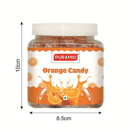 Puramio Orange Candy II Flavoured Sugar Candy II Sweet & Chatpata Candy,