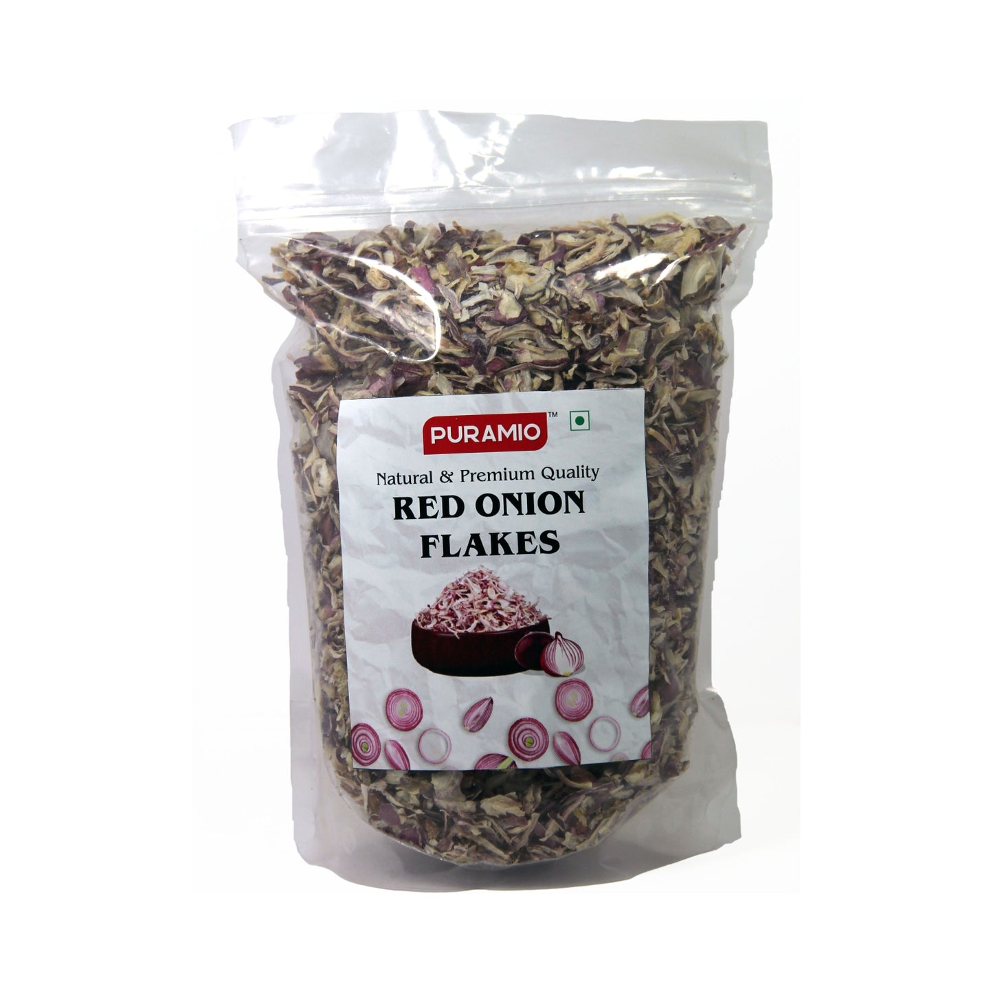 Puramio Red Onion Flakes (for Biryani/Gravies/Curries/Salads) , 300g