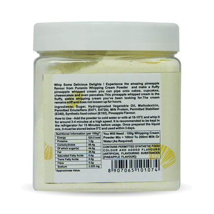 Puramio Whipping Cream Powder (Pineapple)