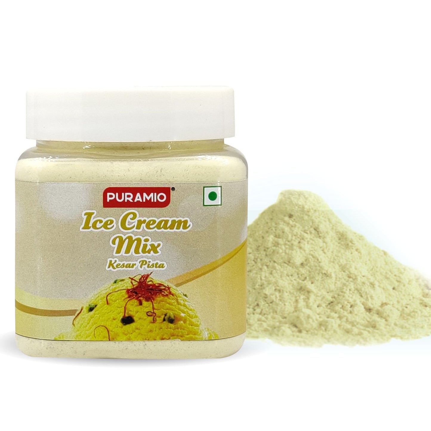 Puramio Ice Cream Mix, 250g (Kesar Pista)