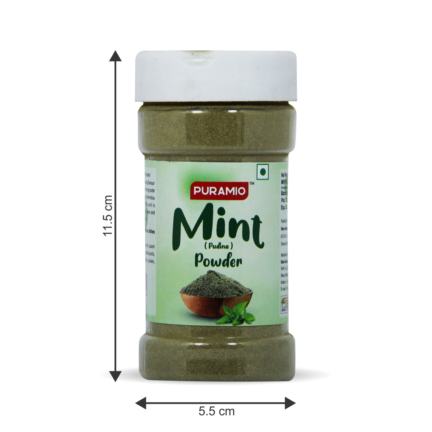 Puramio Mint (Pudina) Powder [100% Natural]