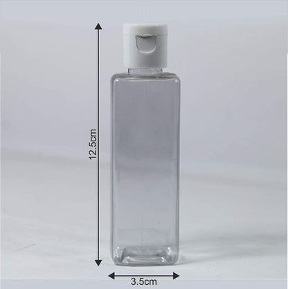 Puramio 100ml Square Pet Bottle - Set of 12 – PURAMIO