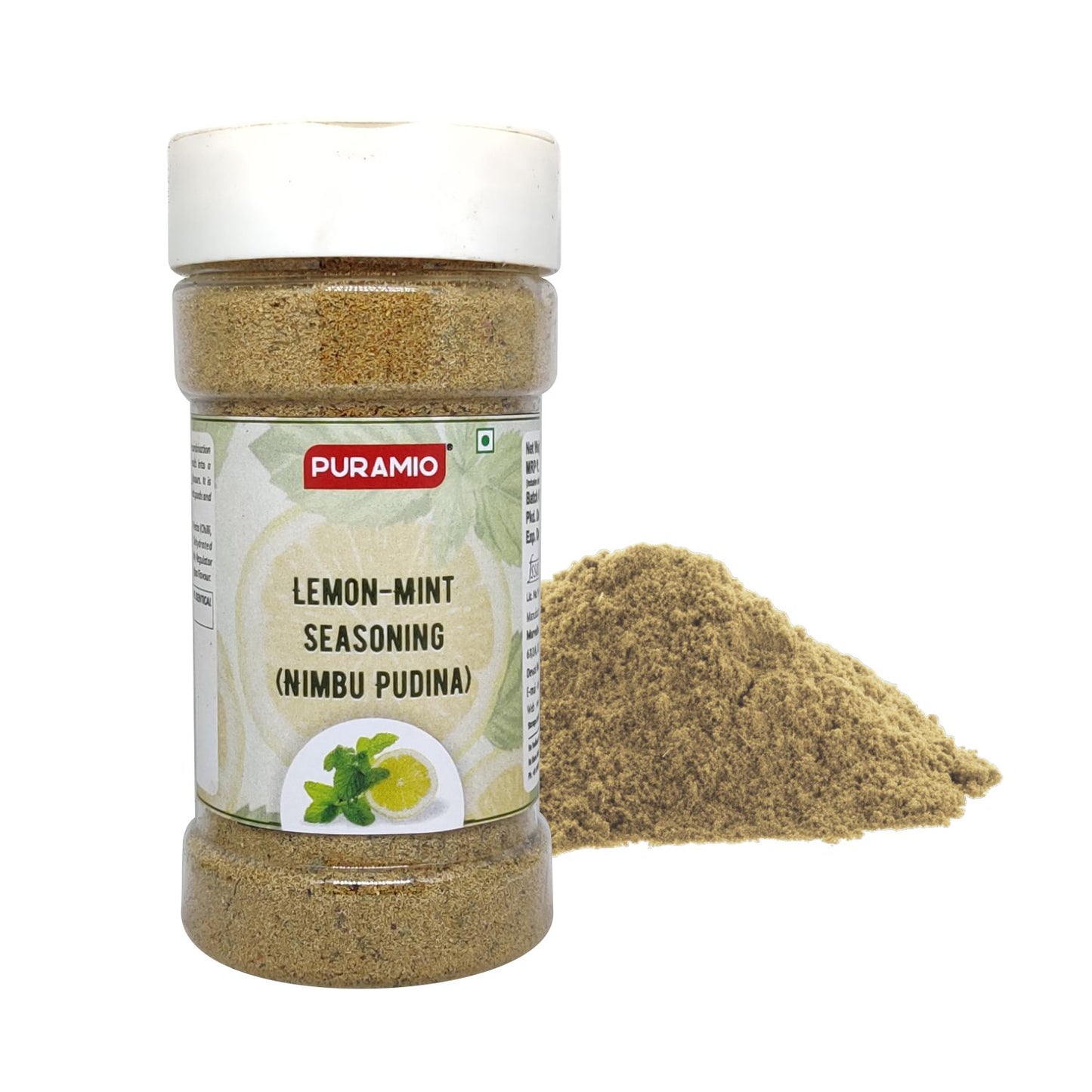 Puramio Lemon-Mint Seasoning (Nimbu Pudina), 100g