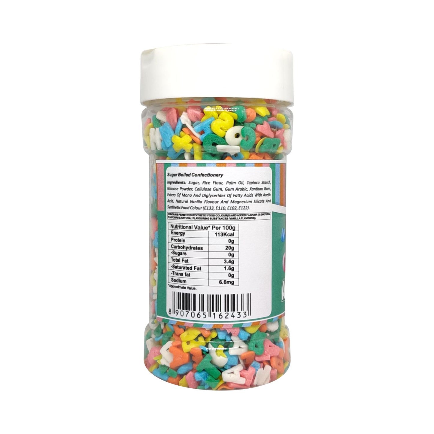 Puramio Alphabets for Cake Decoration, 100g