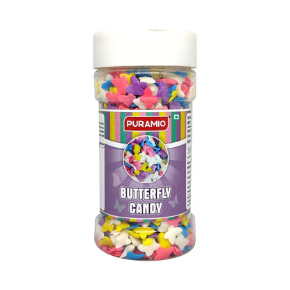 Puramio Butterfly Candy for Cake Decoration, 100g