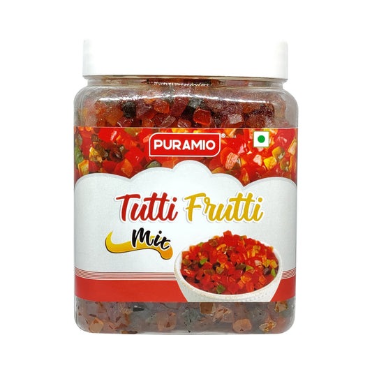 Puramio Tutti Frutti - Mix (Fresh Chery Candies for Cakes, Cookies, Icecream Decoration)