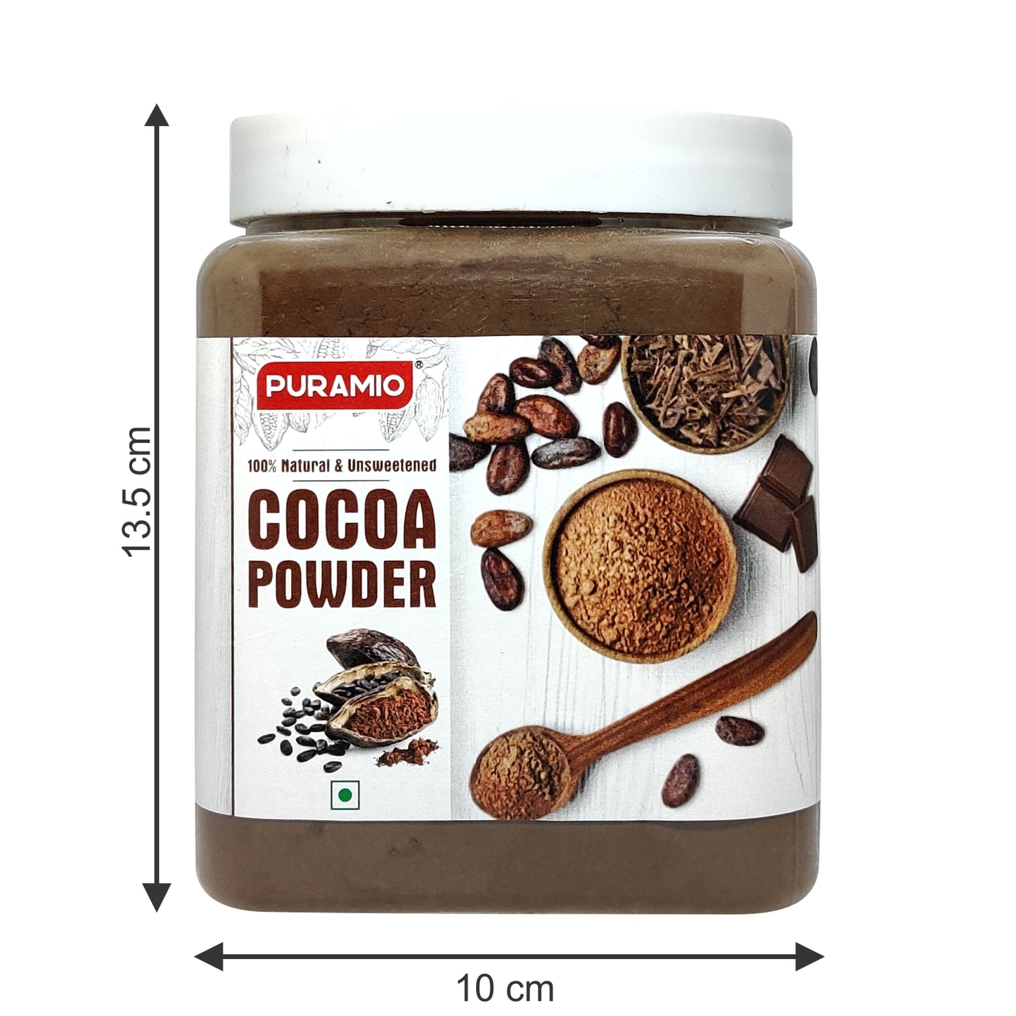 Puramio Cocoa Powder Light [Unsweetened]