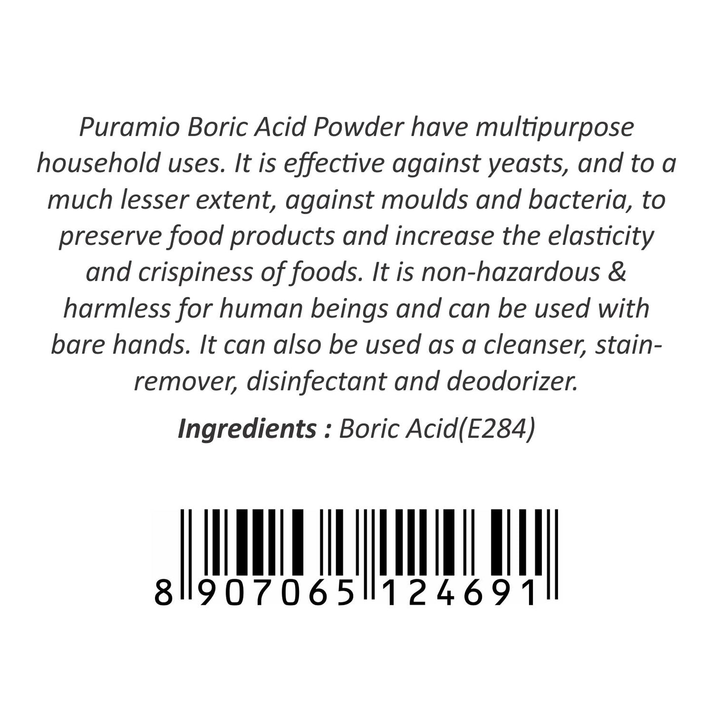 Puramio Boric Powder (Food Grade)