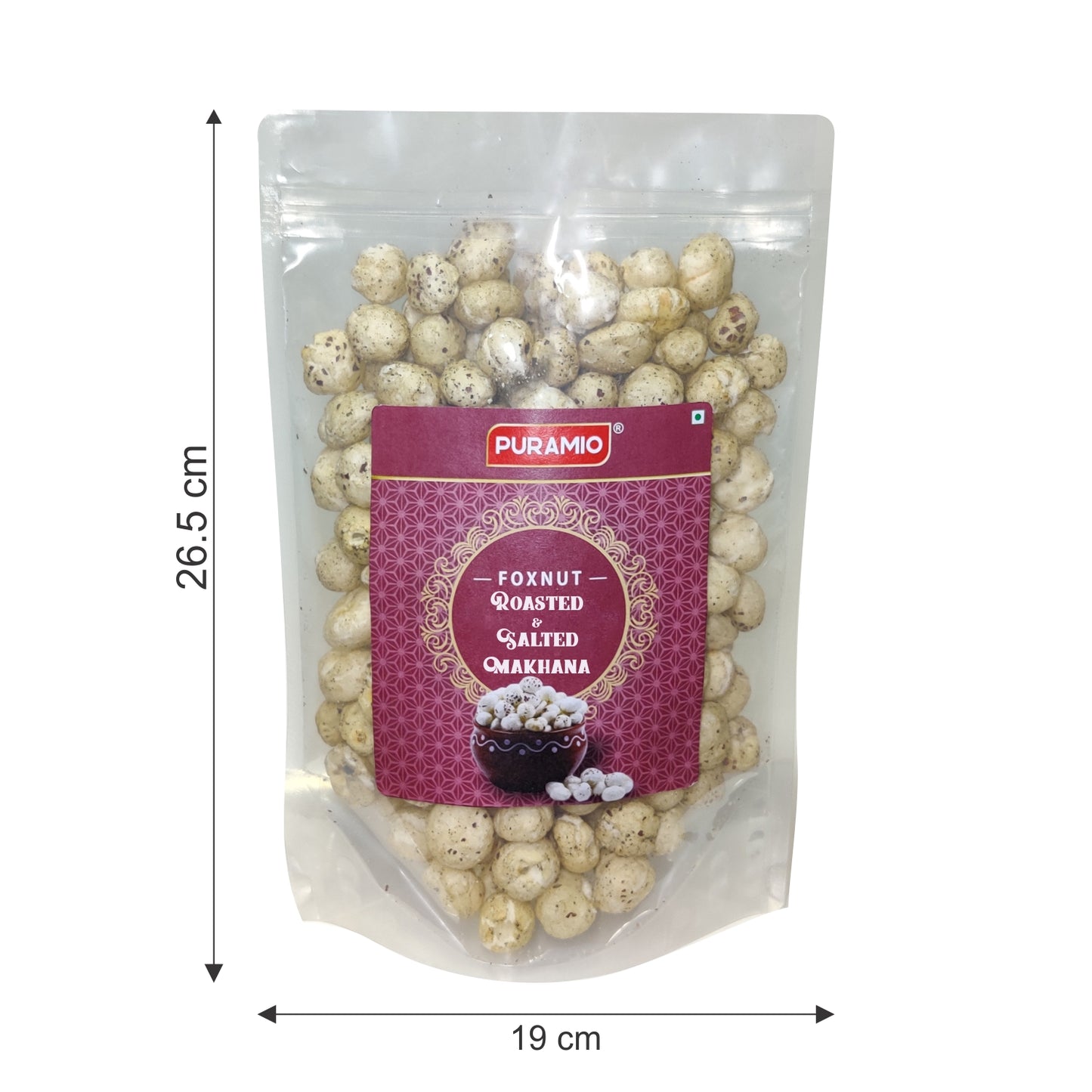 Puramio Roasted & Salted Makhana (Fox Nut)