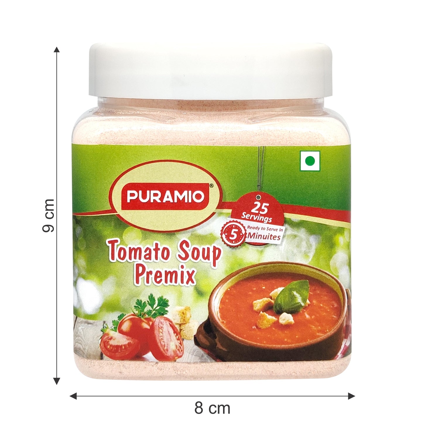 Puramio Instant Tomato Soup Premix [Natural Ingredients and No Artificial Colors Added]