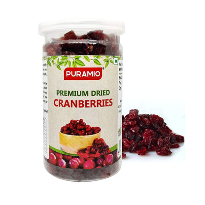 Puramio Dry Fruit Combo Pack of - Cranberry, Blackcurrant, 200g Each