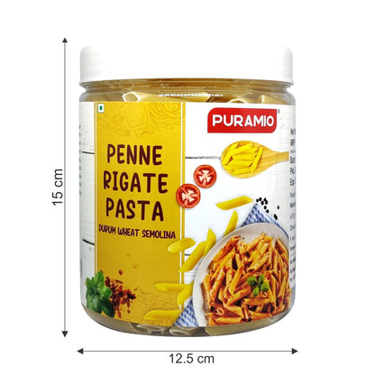 Puramio Penne Rigate Durrum Wheat Semolina Pasta