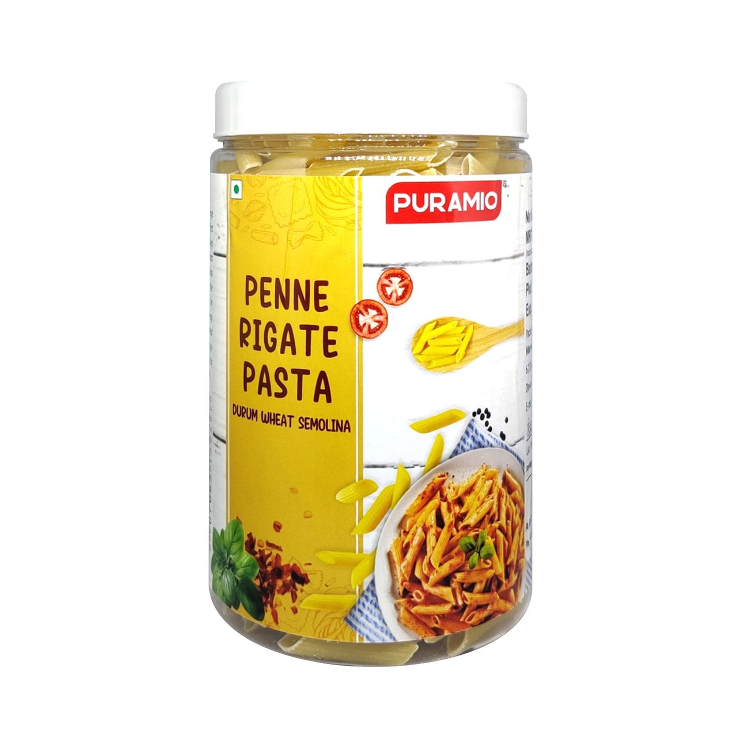 Puramio Penne Rigate Durrum Wheat Semolina Pasta