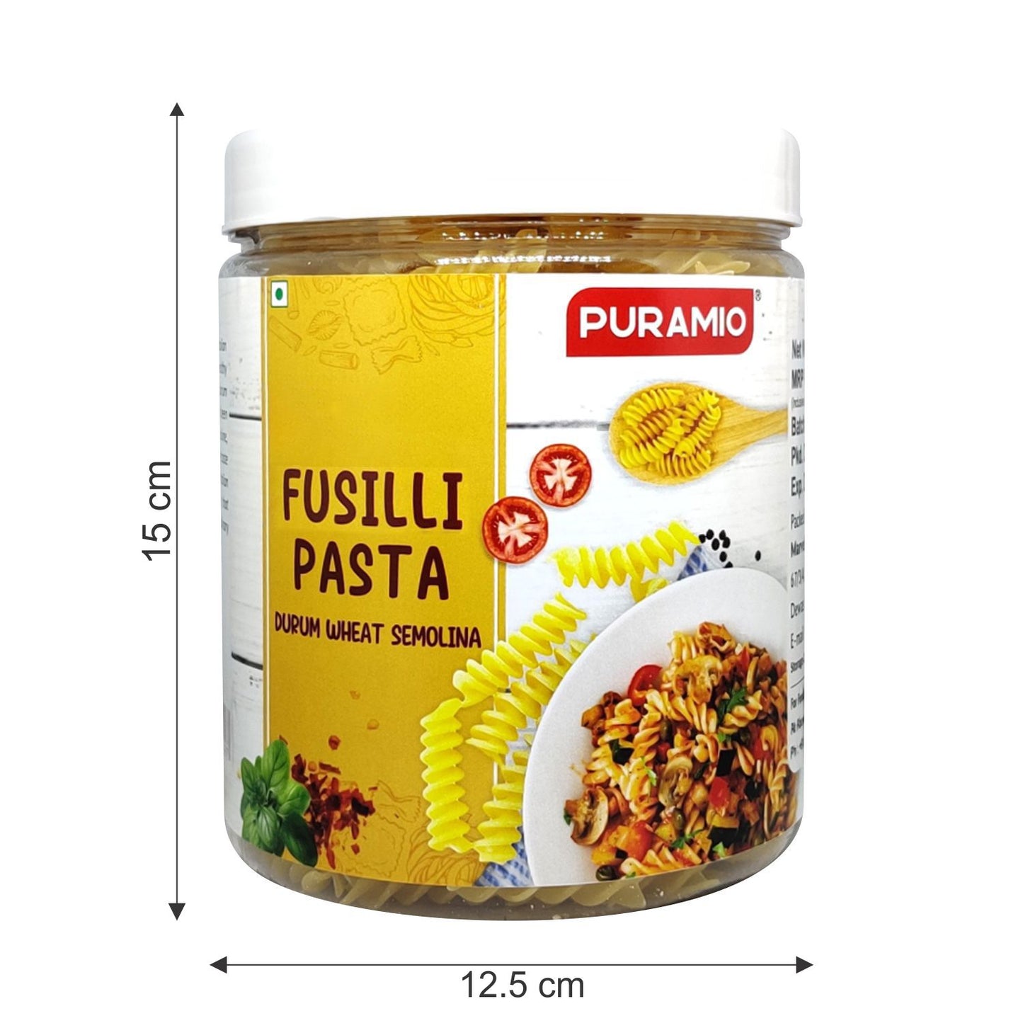 Puramio Fusilli Durrum Wheat Semolina Pasta