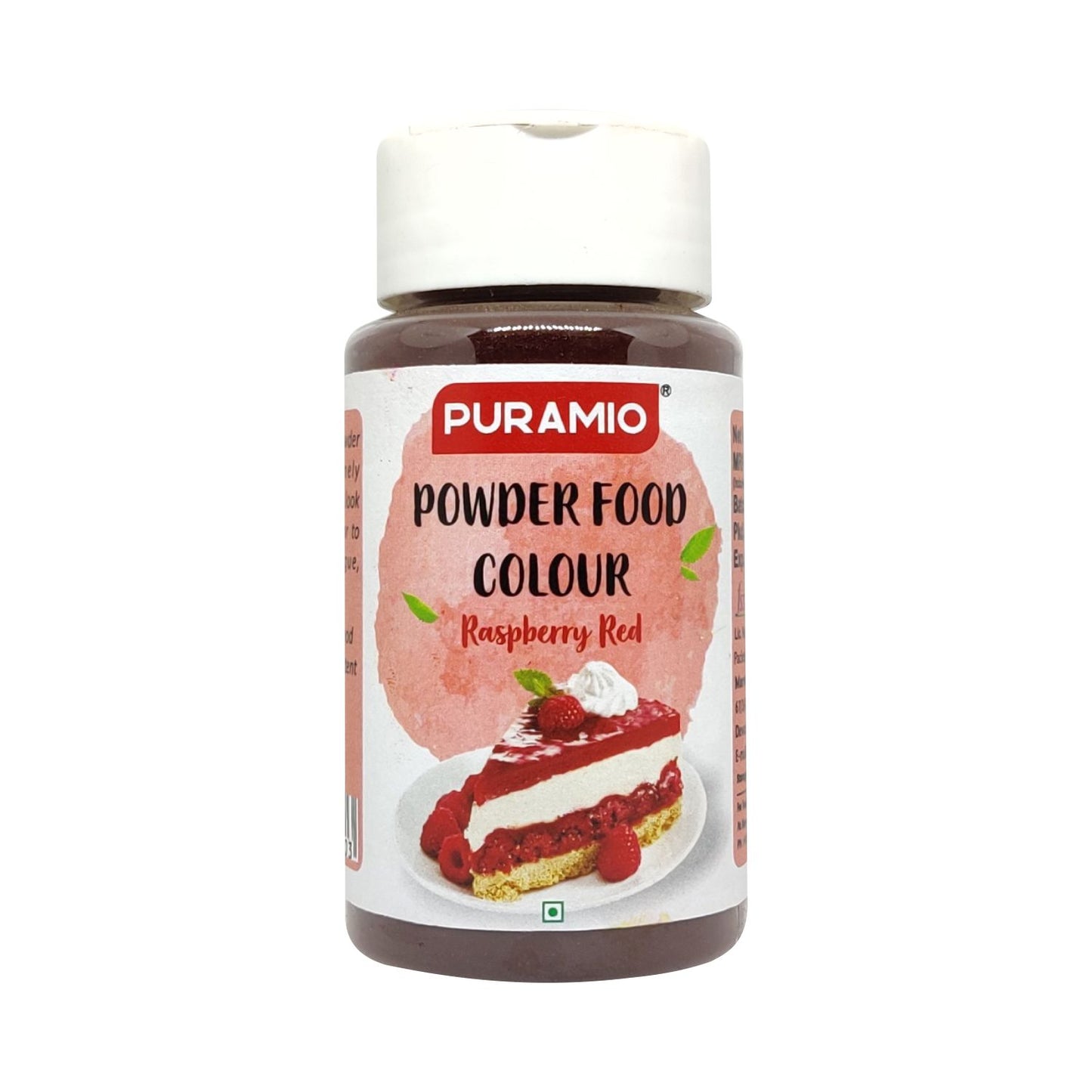 Puramio Powder Food Colour - Raspberry Red 125g