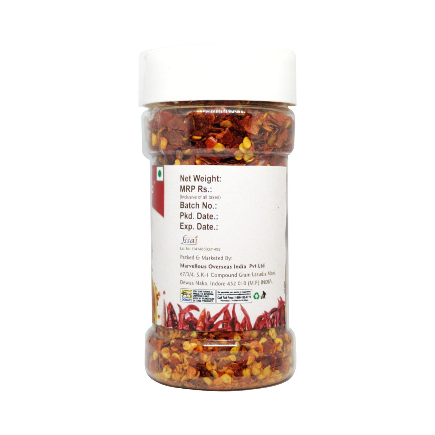 Puramio Chilli Flakes [100% Natural]