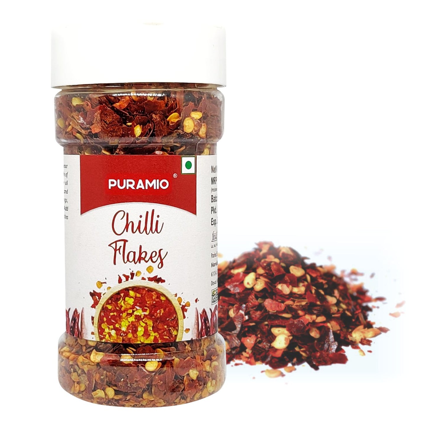 Puramio Chilli Flakes [100% Natural]