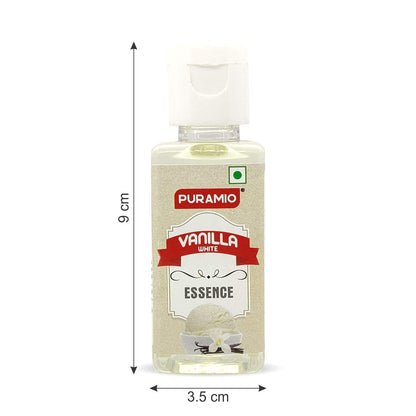 Puramio Culinary Liquid Food Essence, 50ml Each, Pack of 8 - Vanilla White, Cardamom, Butterscotch, KEWRA, Strawberry, Almond, Coconut, ICE Cream