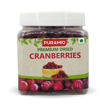 Puramio Premium Dried Cranberries [100% Natural]