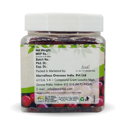 Puramio Premium Dried Cranberries [100% Natural]